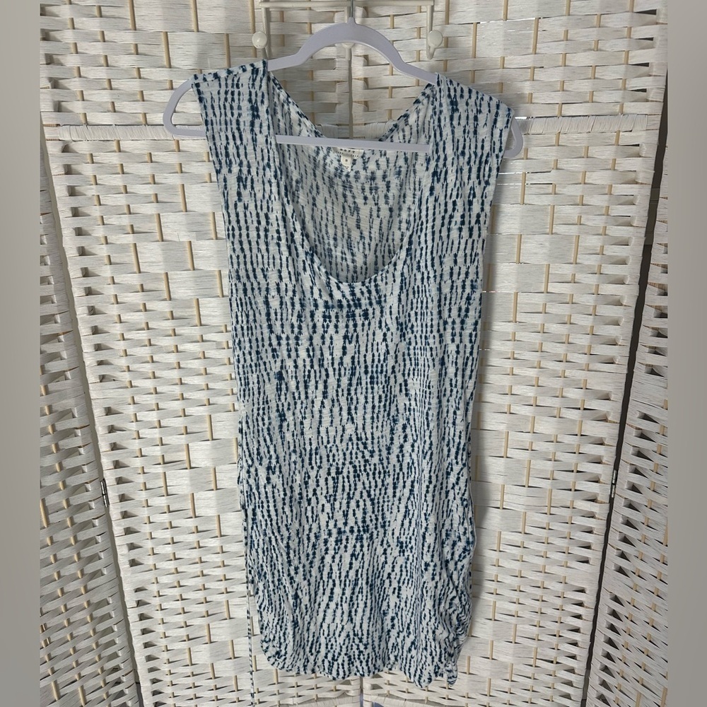 Soft Joie size small sleeveless dress blue/white